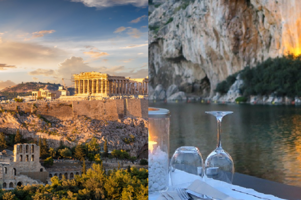 Athens city/ hotels to Lake Voulaigmeni private transfer