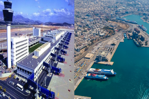 Athens airport to Piraeus port/ city private transfer