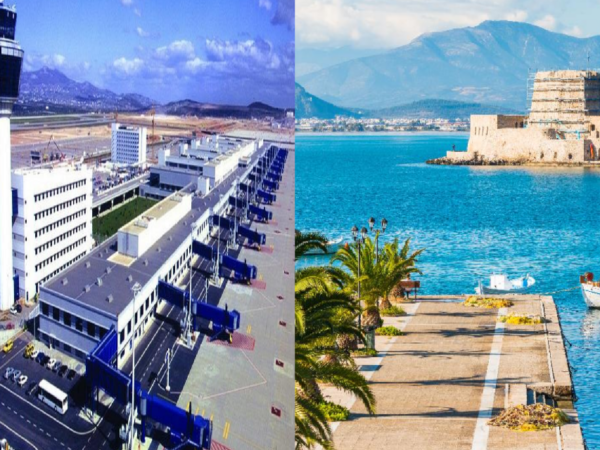 Athens airport to Nafplio city private transfer